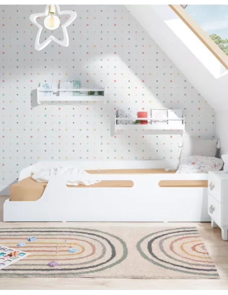 Letto Montessori bianco ECO 190