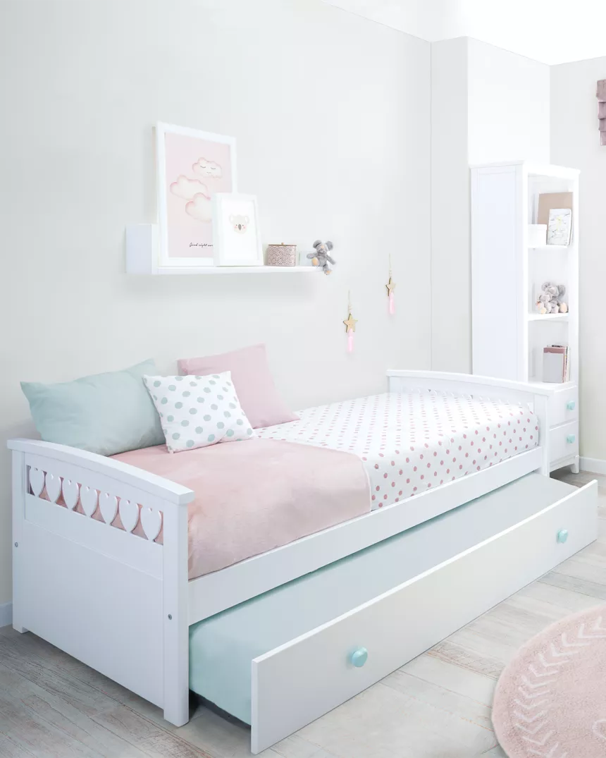 Letto estraibile Cuori - Consegna gratuita 2