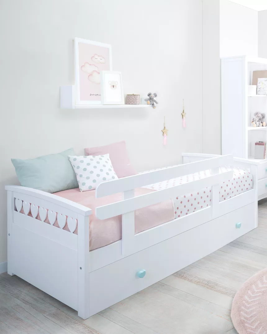 Letto estraibile Cuori - Consegna gratuita