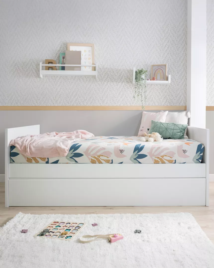 Letto estraibile bianco 2