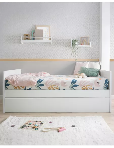 Letto estraibile bianco