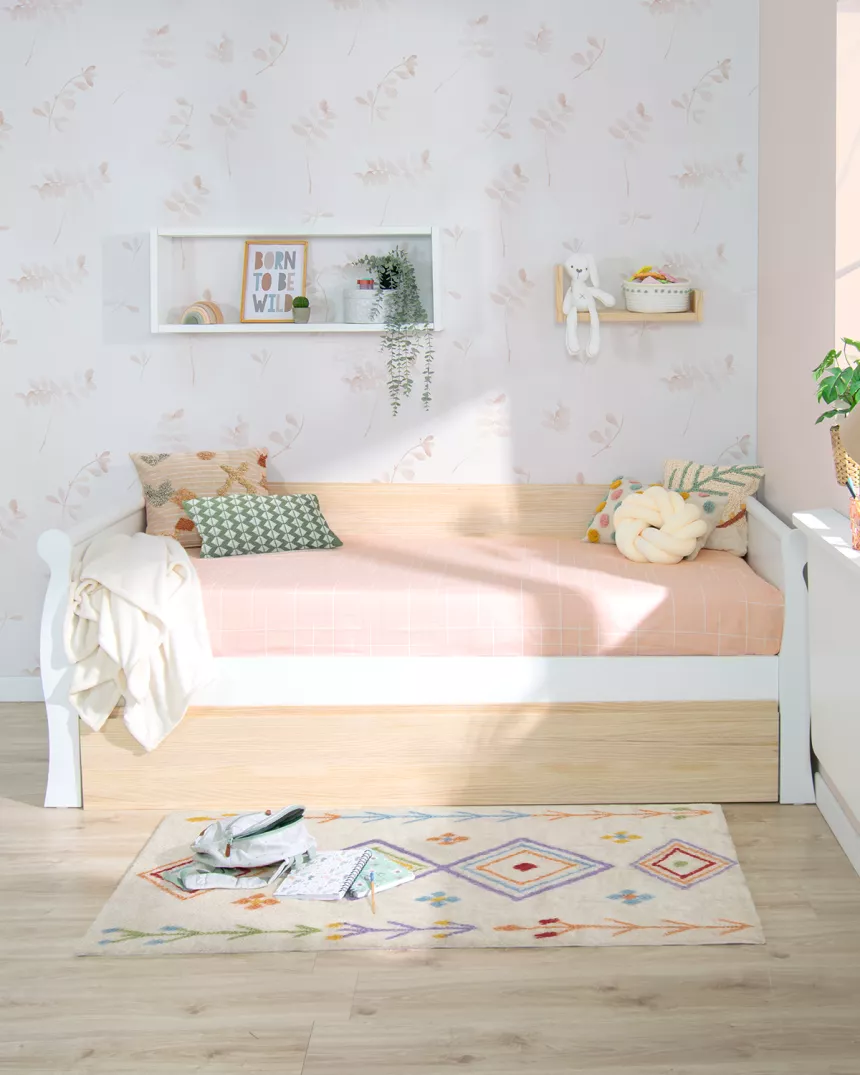 Letto estraibile gondola nordico - Consegna gratuita