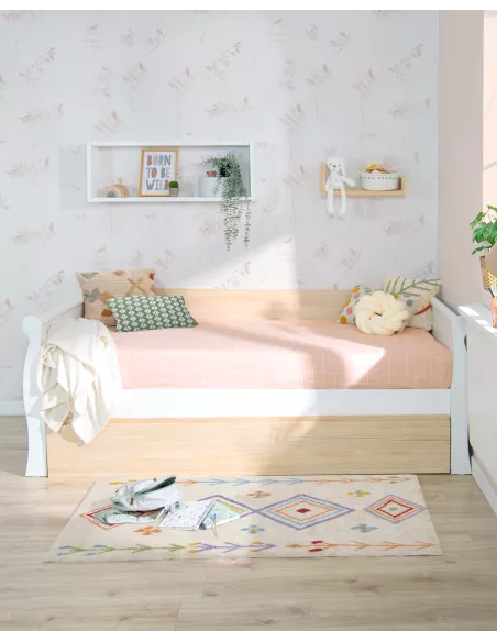 Letto estraibile gondola nordico - Consegna gratuita