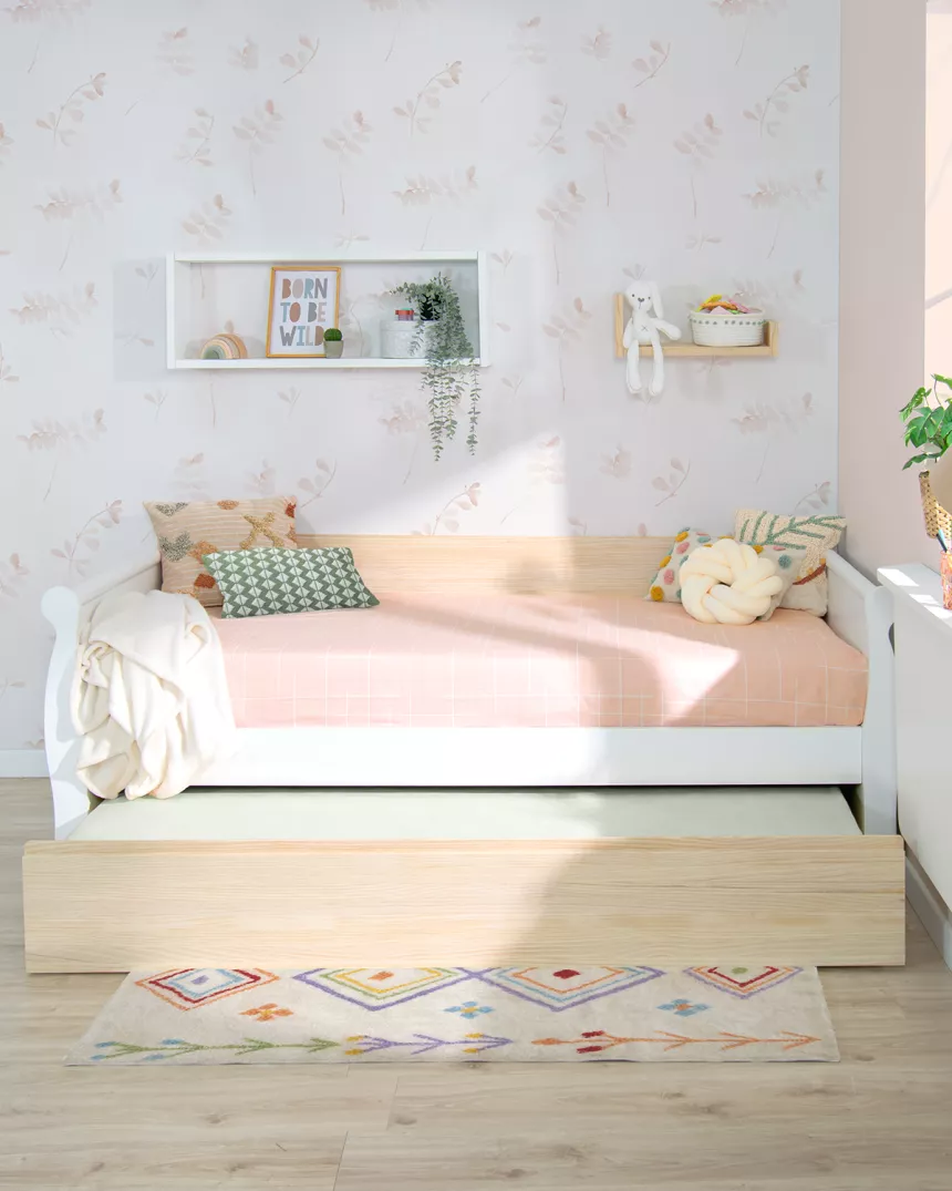 Letto estraibile gondola nordico - Consegna gratuita