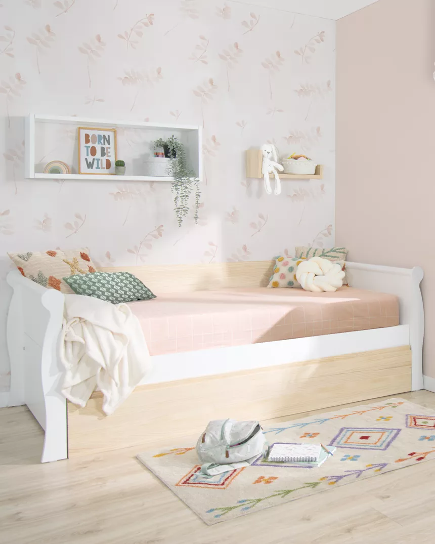 Letto estraibile gondola nordico - Consegna gratuita