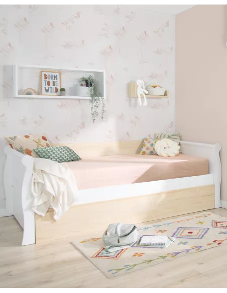 Letto estraibile gondola nordico - Consegna gratuita