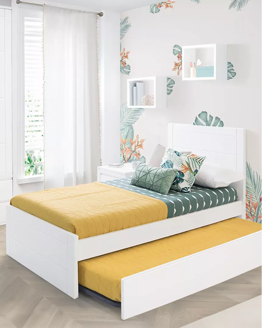 Letto estraibile Lineare pediera bassa - Consegna gratuita