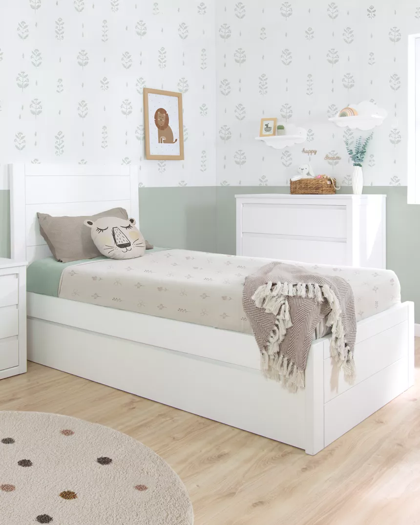 Letto estraibile Lineare pediera bassa - Consegna gratuita