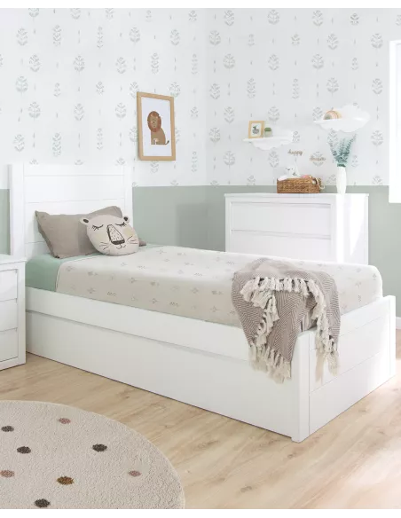 Letto estraibile Lineare pediera bassa - Consegna gratuita