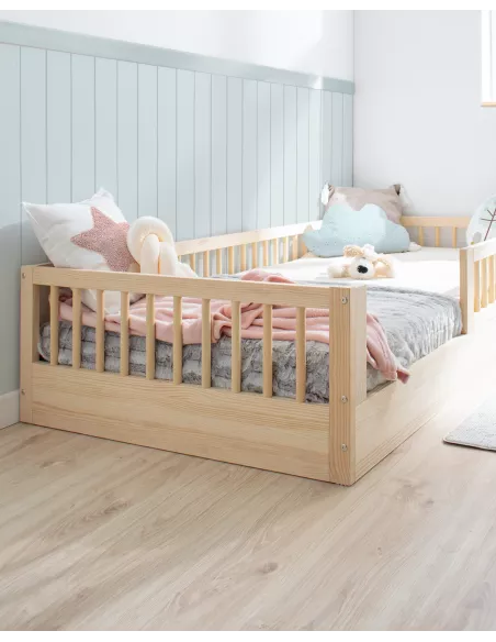 Letto montessori evolutivo Sofia naturale - Consegna gratuita