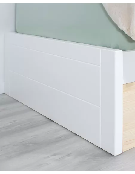 Letto estraibile Lineare bassa nordico - Consegna gratuita