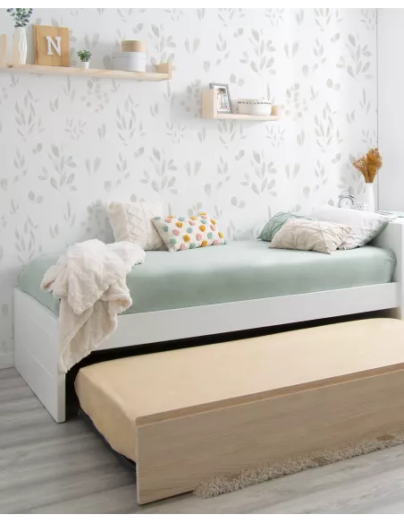 Letto estraibile Lineare bassa nordico - Consegna gratuita