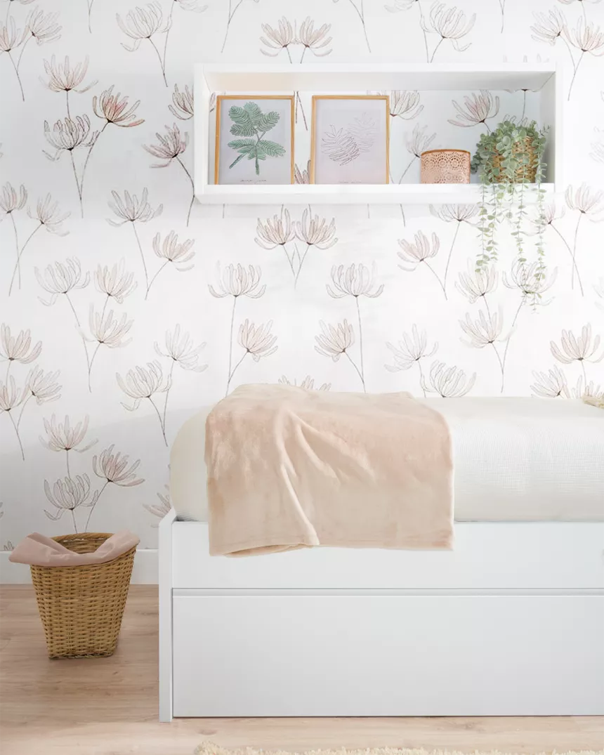 Letto con cassetti per bambini bianco pediera bassa