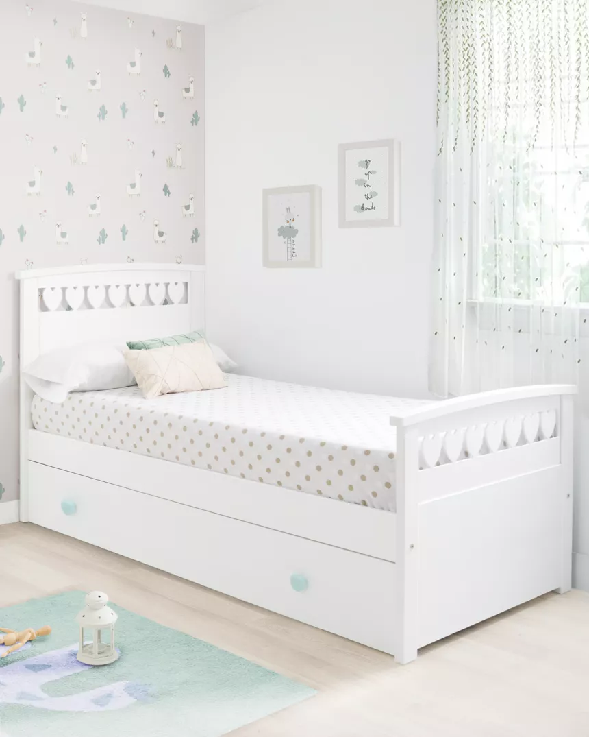 Letto estraibile Cuori II - Consegna gratuita