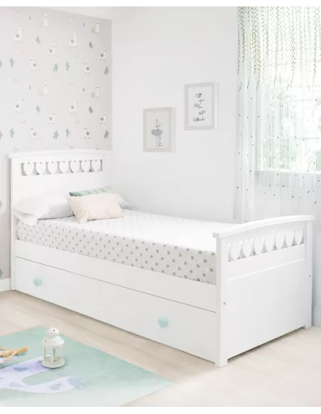 Letto estraibile Cuori II - Consegna gratuita