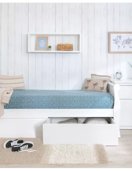 Letto per bambine con cassetti Gondola  - Consegna gratuita