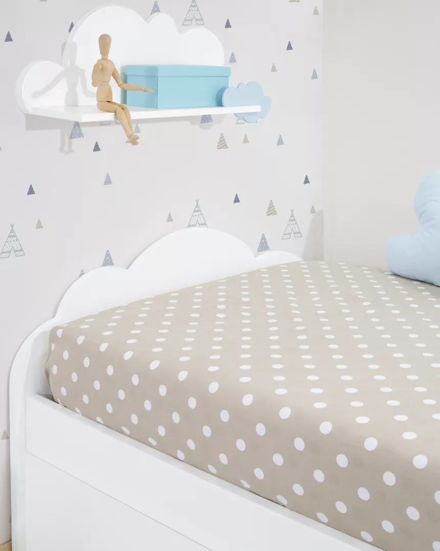 Letto per bambini con cassetti Nuvola - Consegna gratuita