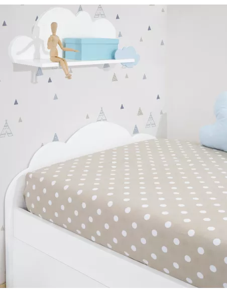 Letto per bambini con cassetti Nuvola - Consegna gratuita