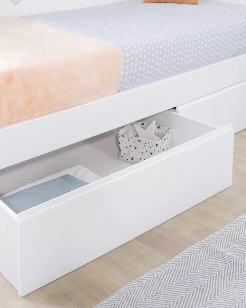 Letto per bambini con cassetti Nuvola - Consegna gratuita