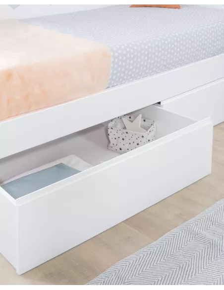 Letto per bambini con cassetti Nuvola - Consegna gratuita