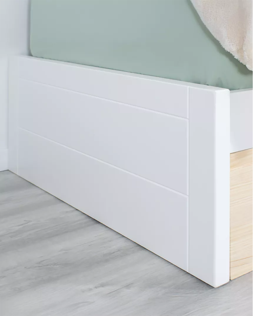 Letto con cassetti Lineare bassa nordico - Consegna gratuita