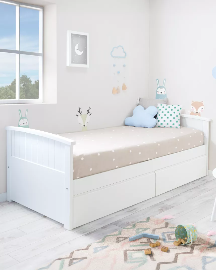 Letto con cassetti Curvo - Consegna gratuita