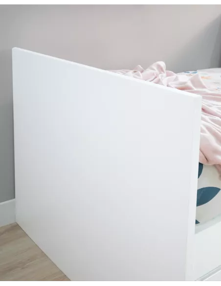 Letto con cassetti bianco - Consegna gratuita