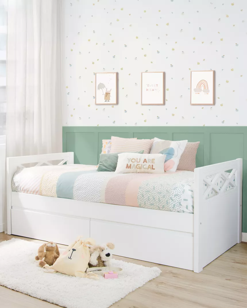 Letto con cassetti Croce - Consegna gratuita