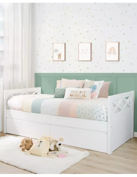 Letto con cassetti Croce - Consegna gratuita