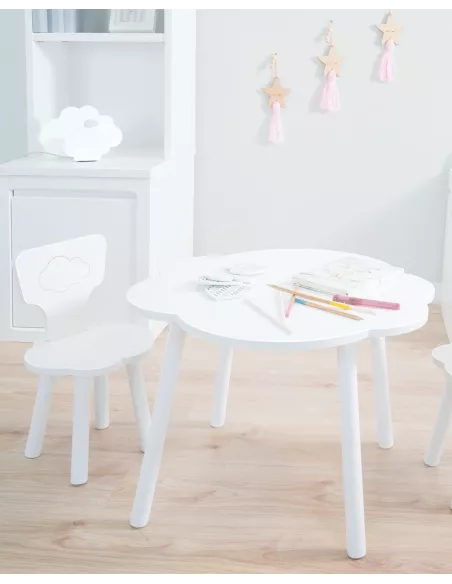 Tavolino con sedie Nuvola - Consegna gratuita