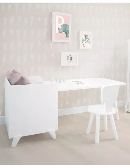 Scrivania per bambini con contenitore portagiochi - Consegna gratuita