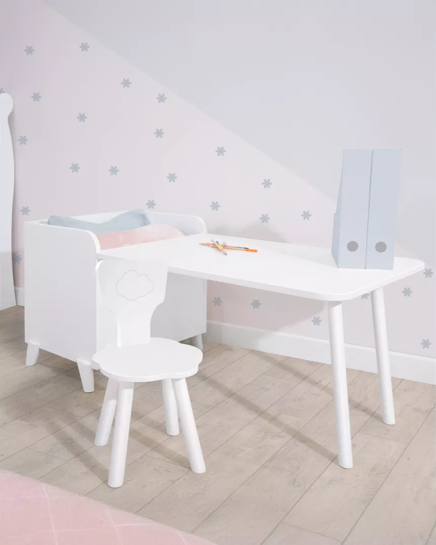 Scrivania per bambini con contenitore portagiochi - Consegna gratuita