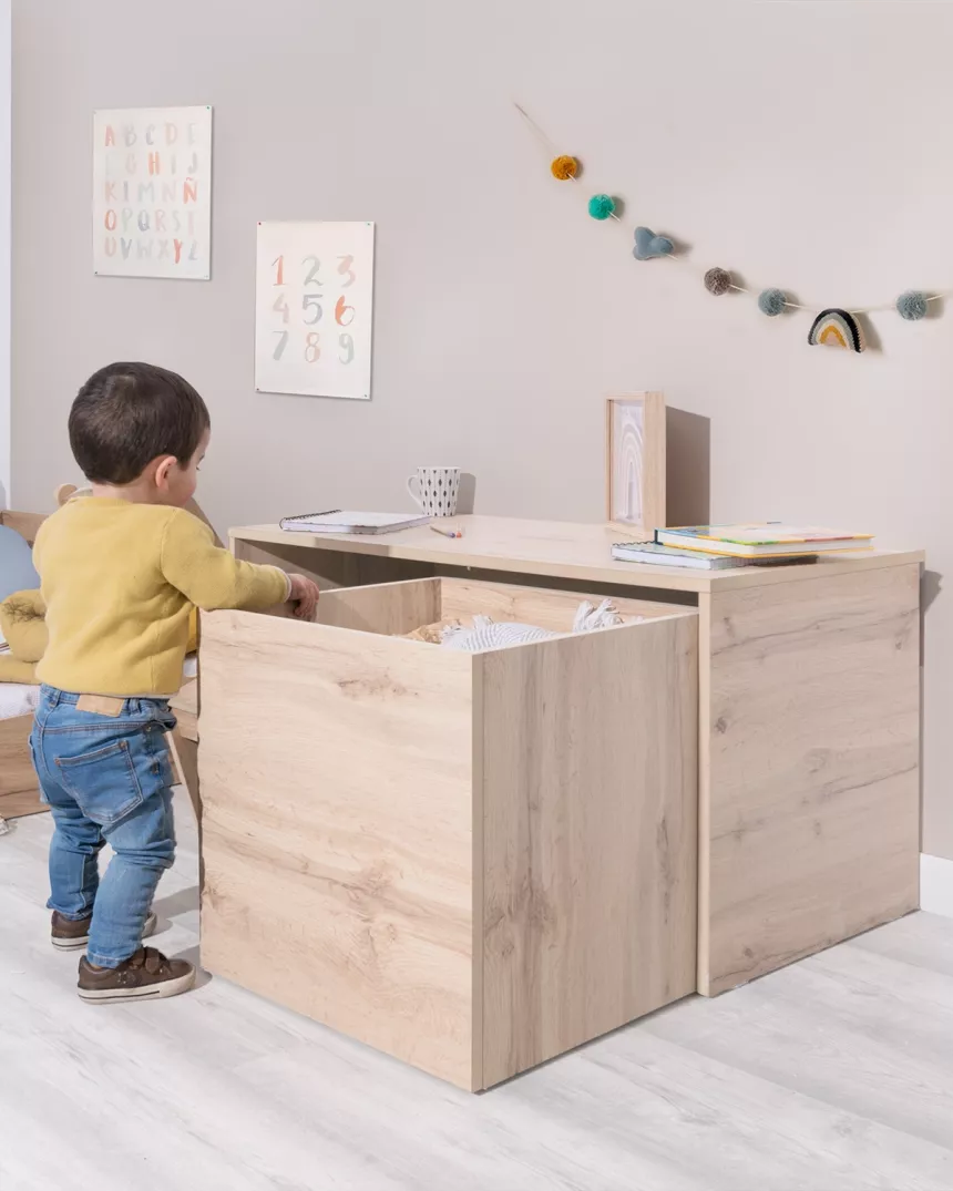Tavolo montessori con contenitore Basic - Consegna gratuita 2