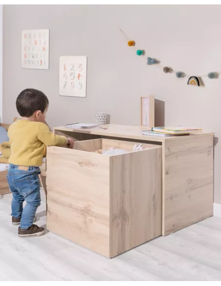 Tavolo montessori con contenitore Basic - Consegna gratuita