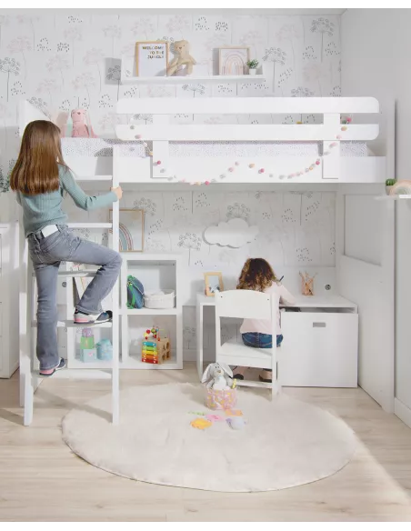 Tavolo montessori con contenitore bianco - Consegna gratuita