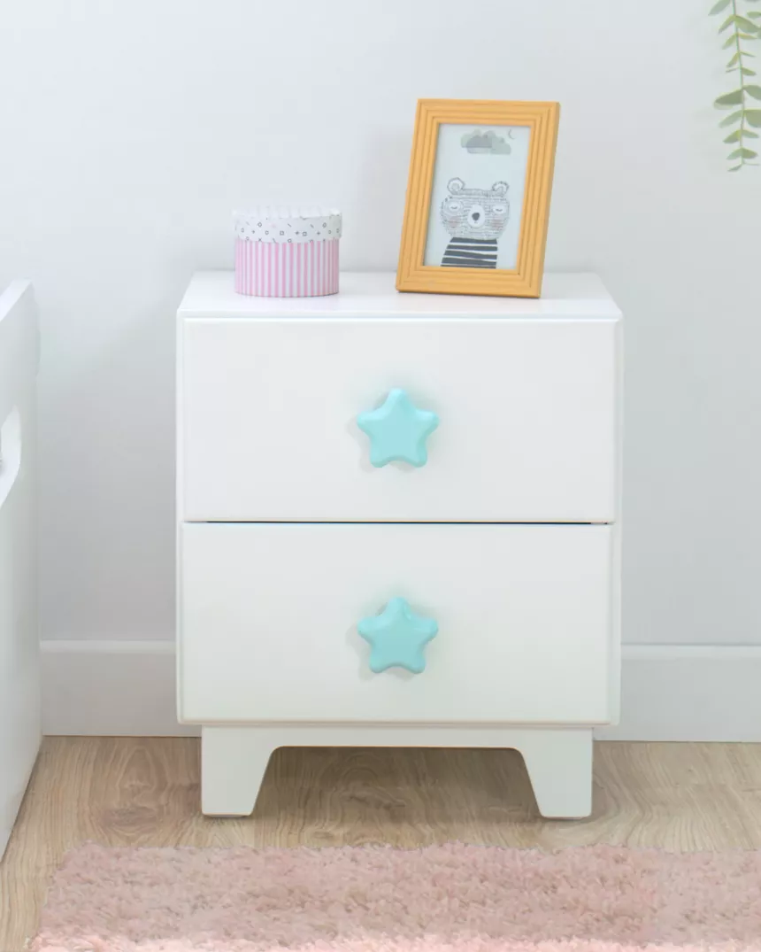 Comodino piccolo due cassetti - Consegna gratuita