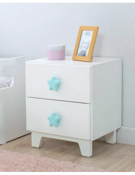 Comodino Piccolo due cassetti
