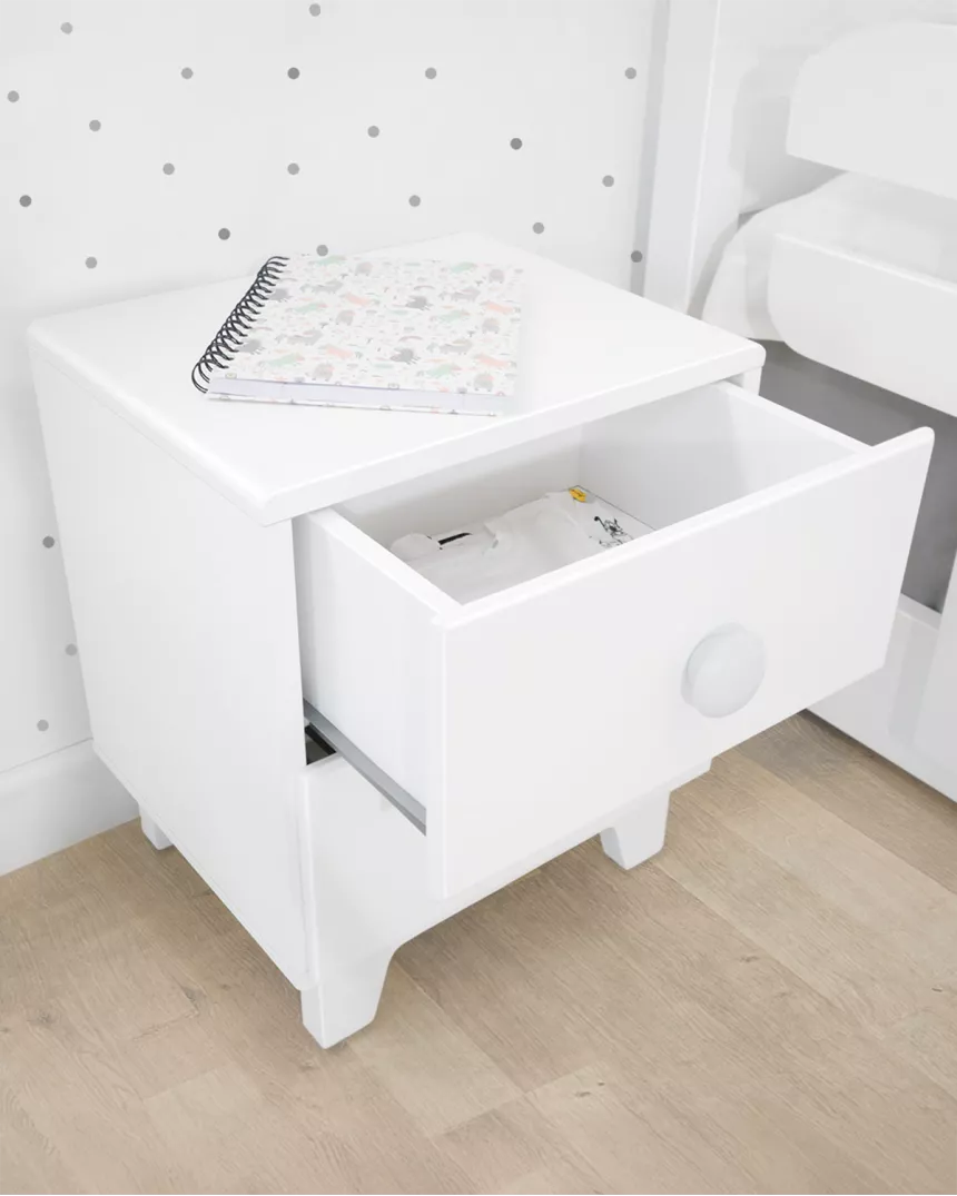 Comodino piccolo due cassetti - Consegna gratuita