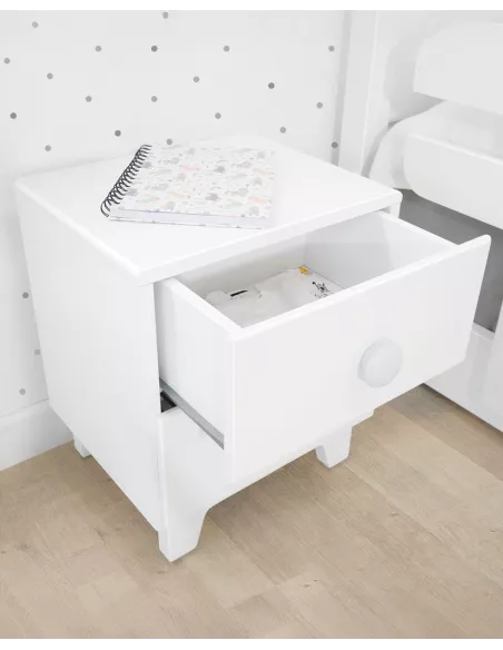 Comodino piccolo due cassetti - Consegna gratuita