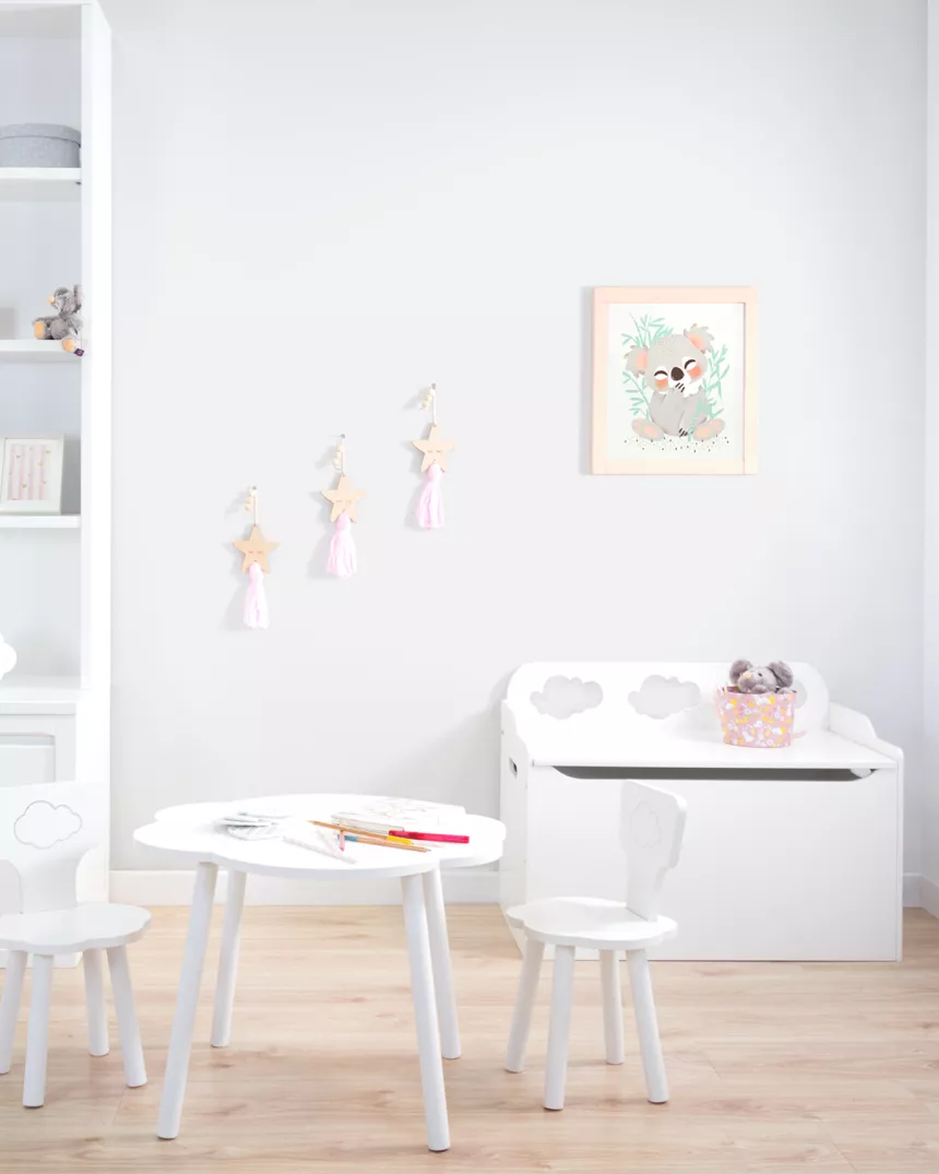 Contenitore portagiochi nuvole - Consegna gratuita 2