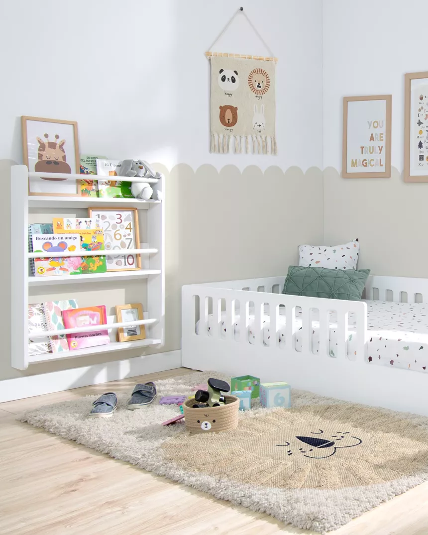 Libreria a parete per bambini montessori-Consegna Gratuita 2