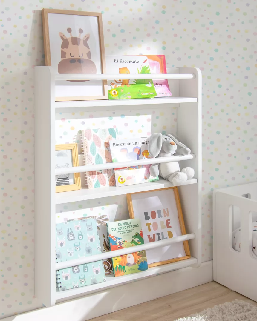 Libreria a parete per bambini montessori-Consegna Gratuita