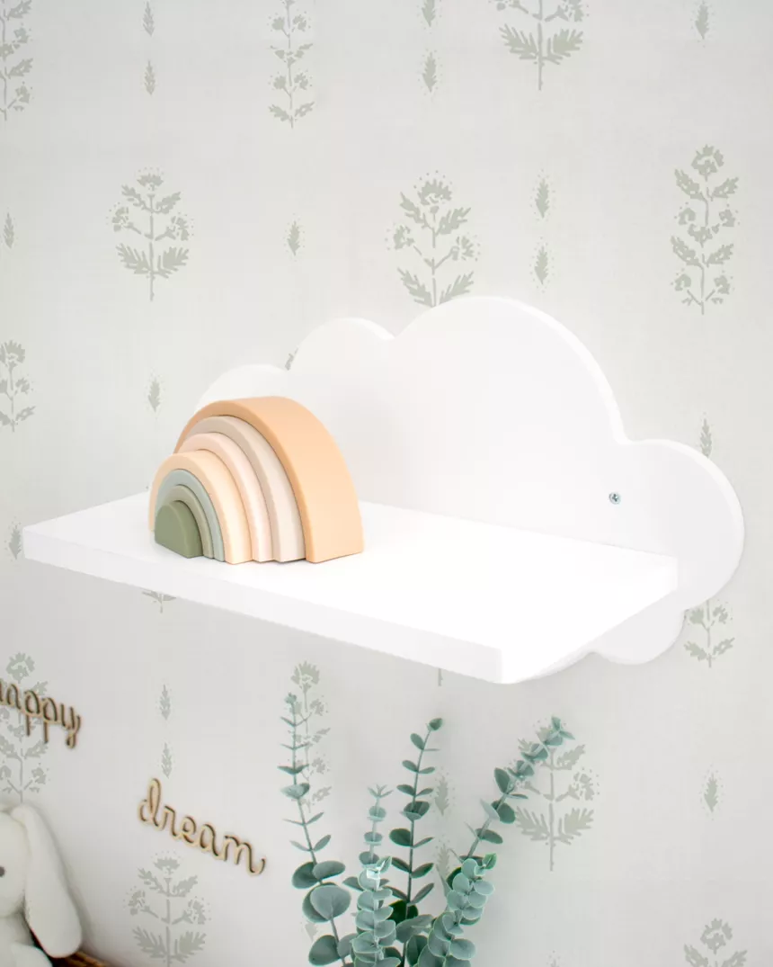 Mensola bianca da parete Nuvola - Acquisto sicuro