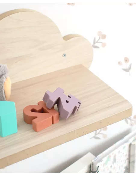 Mensola da parete nuvola in legno betulla basic - Consegna veloce