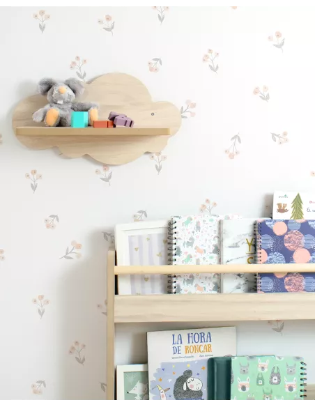 Mensola da parete nuvola in legno betulla basic - Consegna veloce