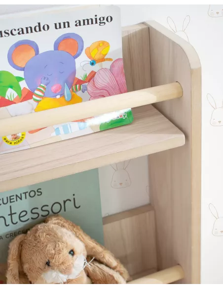 Libreria a parete Montessori basic - 3 ripiani - Consegna gratuita