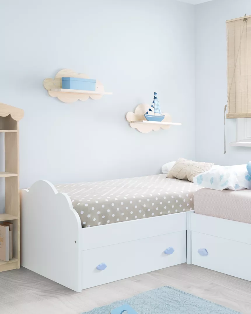 Mensola in legno naturale Nuvola - Acquisto sicuro