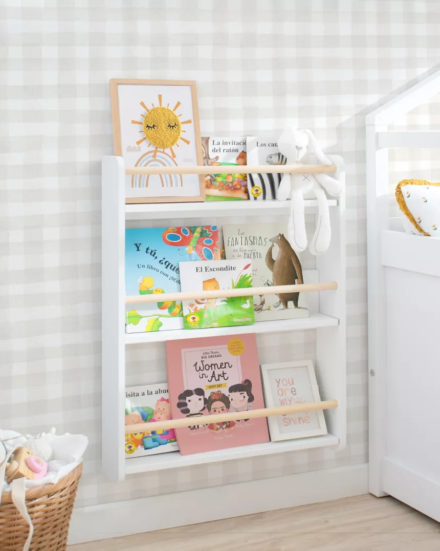 Libreria a parete Montessori Nordico - Consegna gratuita