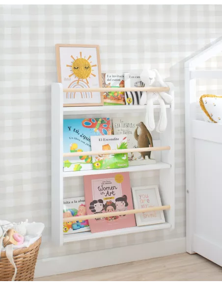 Libreria a parete Montessori Nordico - Consegna gratuita