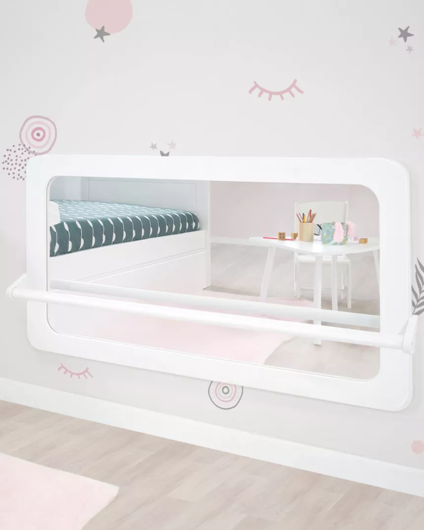 Specchio Montessori bianco - Consegna gratuita
